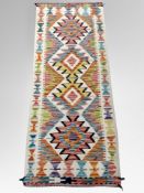 A Chobi kilim runner,