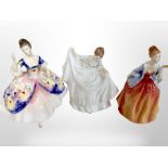 Three Royal Doulton figurines - Fleur,