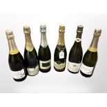 Six bottles of Prosecco, Cloudy Bay Pelorus, sparkling wine etc.