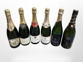 Six bottles of Champagne - Perrier-Jouet, J M Gremillet, A Carpentier, Charles De Villers etc,