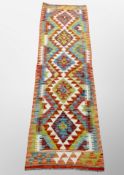 A Chobi kilim runner,