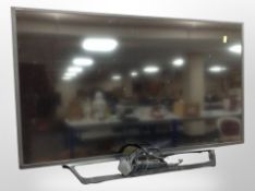 A Sony Bravia 40 inch LCD TV (with lead, instructions, no remote),