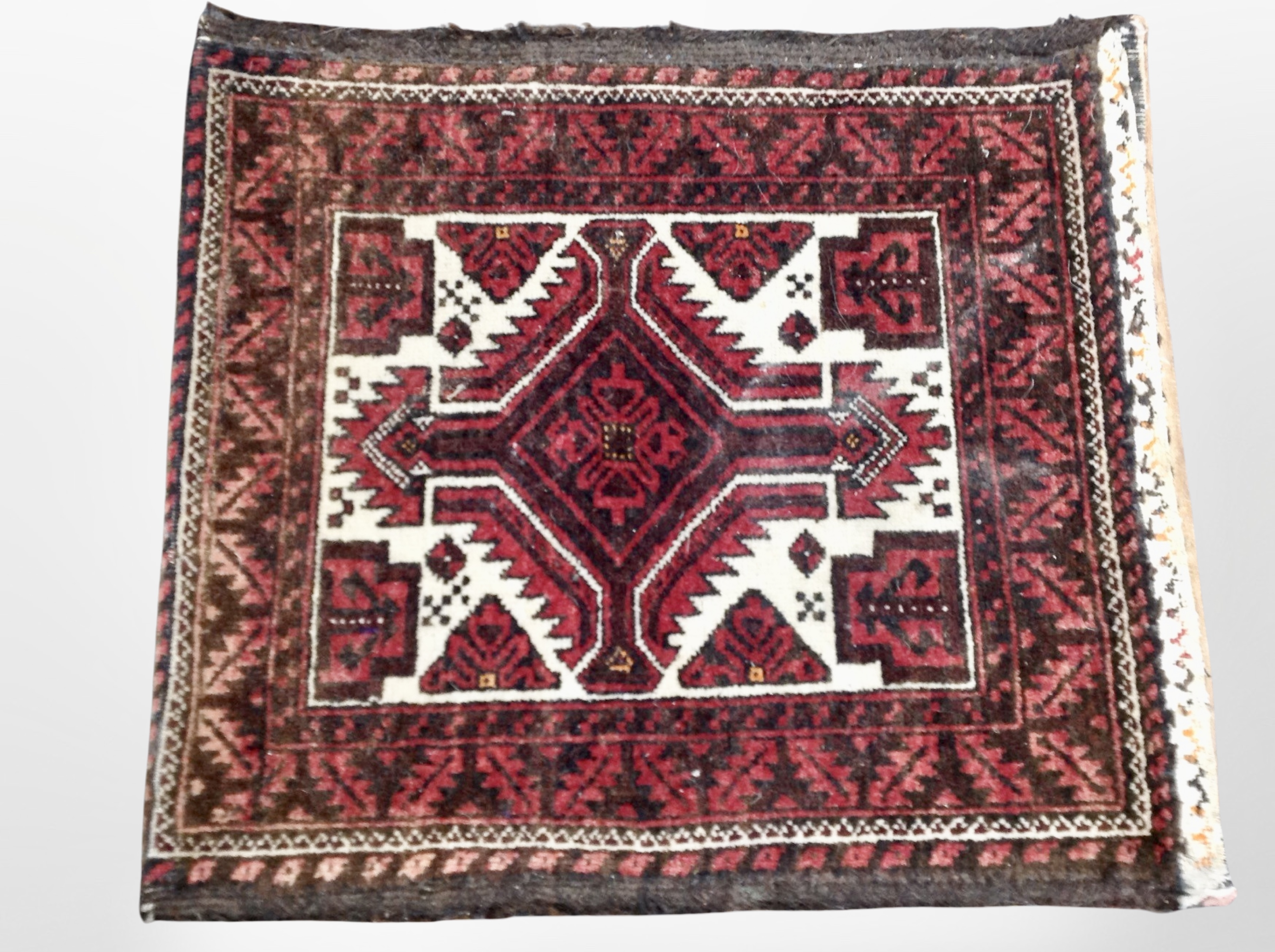 A Balouch bagface, Afghanistan, 60cm x 53cm.