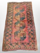 A Bokhara rug, Afghanistan, 205cm x 111cm.