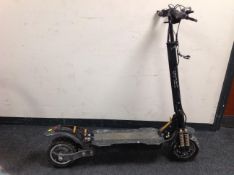 A Solar electric scooter, as found CONDITION REPORT: no key, no charger,