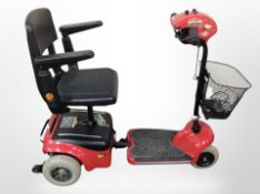 A Wispa mobility scooter with charger and key