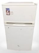An under-bench fridge with freezer compartment