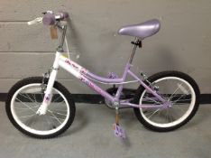 A girl's Silverfox bike