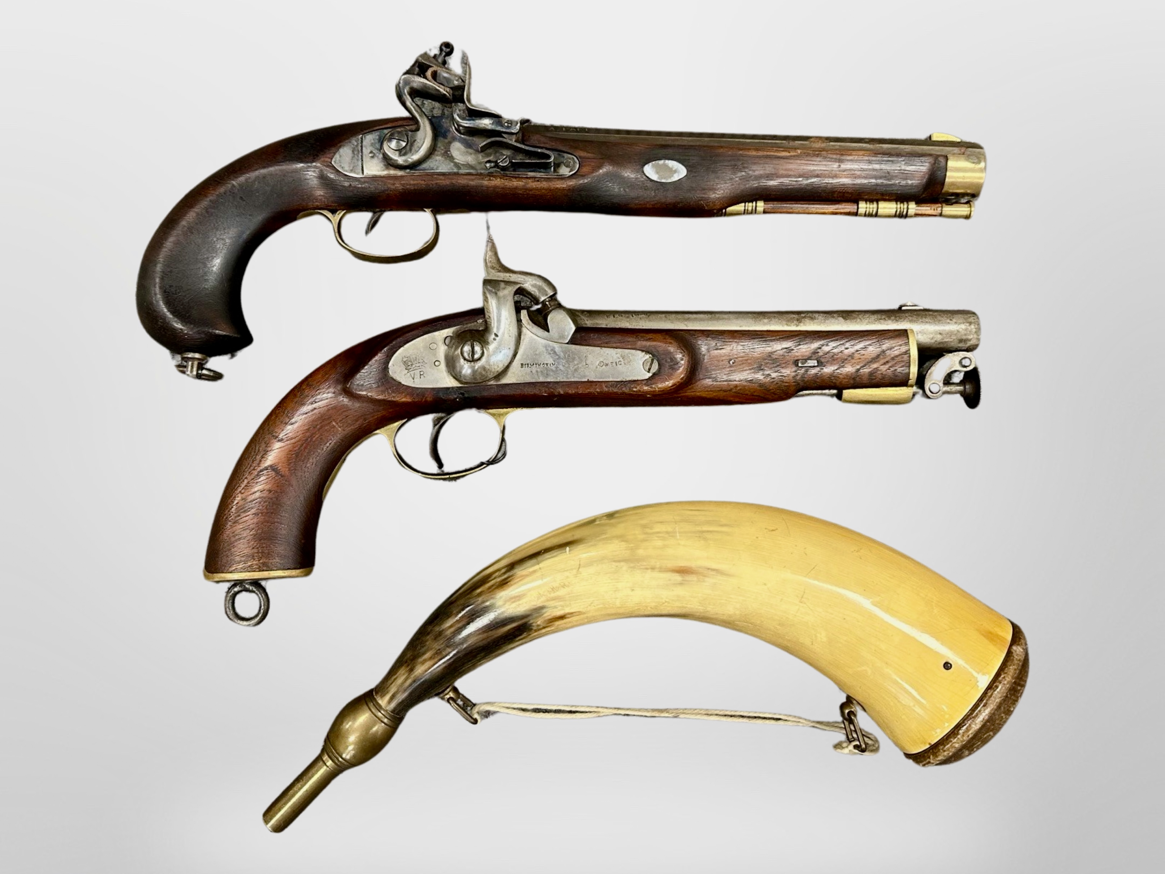 a-good-quality-copy-of-a-19th-century-flintlock-pistol-with-octagonal