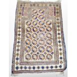 A Bokhara prayer rug, Afghanistan, 123cm x 83cm.