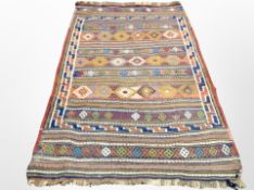 An Afghan Kilim rug,