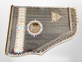 An antique guitar zither.