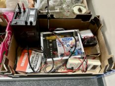 A box of mini rotary tool kit, power supply unit,