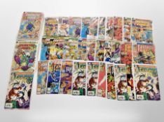 Marvel Comics : Approximately 58 issues of The Fantastic Four, 40¢ and 50¢ covers.