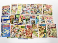 Approximately 33 assorted comics to include Combat Kelly issues 3-9, Superman, Captain America,