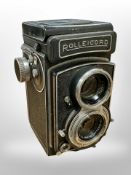A Franke & Heidecke Rolleicord Rollei-Werke camera,