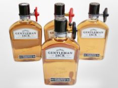 Four bottles of Jack Daniels Gentlemen Jack Tennessee Whiskey, each 70cl, 40% vol (4).