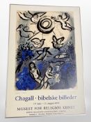A Continental poster "Chagall',