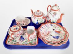 A group of early 20th century Japanese export tea porcelain.