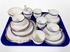 Twenty one pieces of Royal Dawn tea china