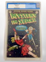 DC Comics : Mystery in Space issue 1, CGC Universal Grade 5.0, slabbed.