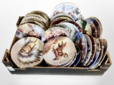 A box of Hamilton Collection Native American collectors plates.