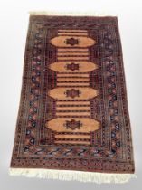 A Lahore Bokhara rug, Pakistan,