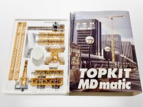A Potain Topkit MD matic crane modelling kit, unassembled in box.