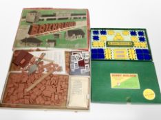 A group of vintage modelling kits, including Meccano super highway, dinky accessory outfit no.