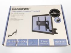 A Sandstrom TV mount in box.