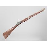 A good quality reproduction of a 19th century British percussion cap musket,