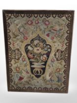 A continental needlework panel,