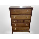 A Stag Minstrel seven-drawer chest, width 82cm.