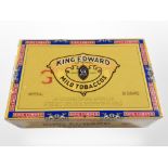 A sealed box of 50 King Edward mild tobacco Imperial cigars.