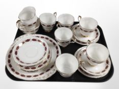 21 pieces of Paragon Elegance tea china.