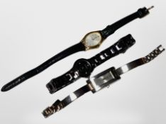 A Lady's Seiko wrist watch and two others