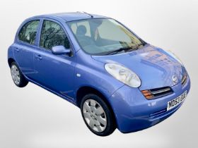 2003 Nissan Micra SE, 1240 cc, Five-Door, Petrol, Manual, Mileage 53,117, Cornflower Blue Metallic,