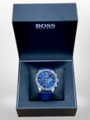A Hugo Boss Gentleman's wrist watch in retail box