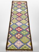 A Maimana kilim runner,