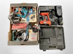 A box of various tools, Black & Decker,