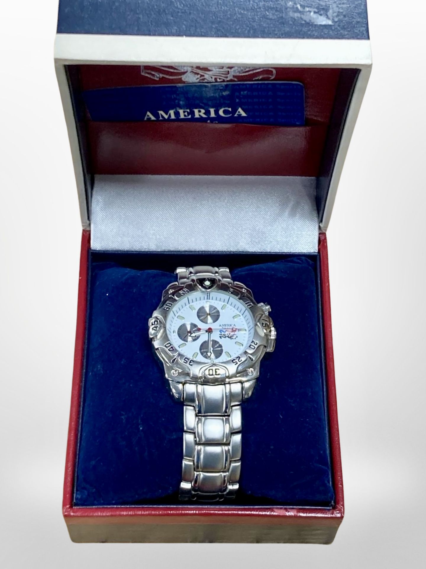 A Gentleman's America Sports watch, in box.