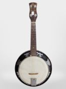 An early 20th century four-string banjo ukelele.