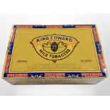 A sealed box of 50 King Edward mild tobacco Imperial cigars.