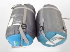 Two Yellowstone Trail Lite camping sleeping bags, new with tags.