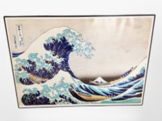 After Hokusai : The Great Wave off Kanagawa, colour print,