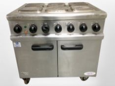 A Lincat stainless steel commercial cooker,