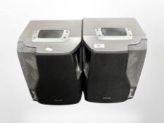 A pair of Aiwa SX-ANS70 speakers.