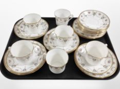 Twenty three pieces of Royal Albert tea china.