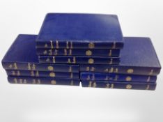 A collection of 9 volumes publishe by Thomas Nelson & Sons including Rob Roy, Huckleberry Finn,