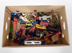 A collection of play-worn diecast vehicles, including Corgi, etc.